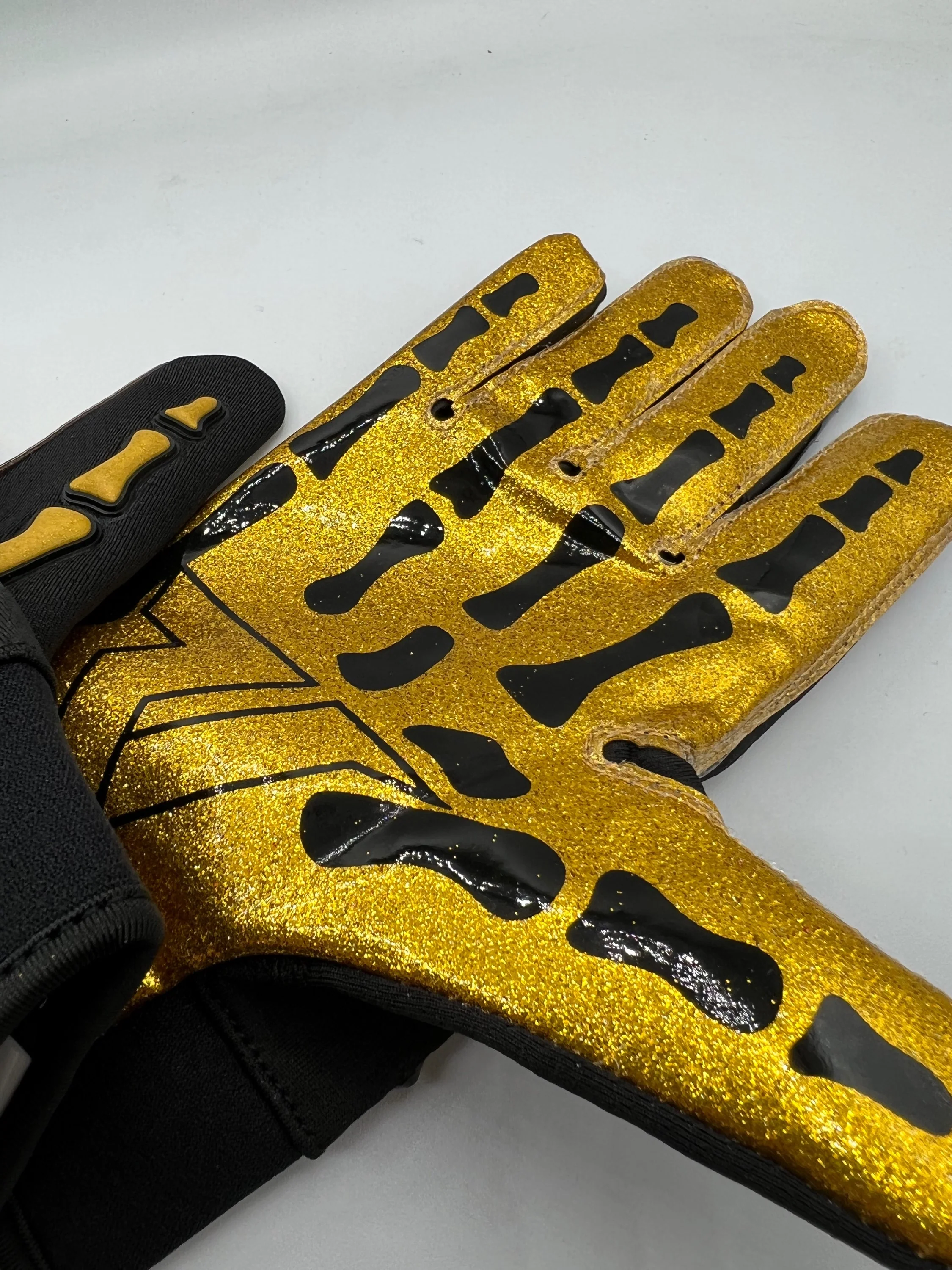 24k Reaper Bones Football Gloves - Image 6