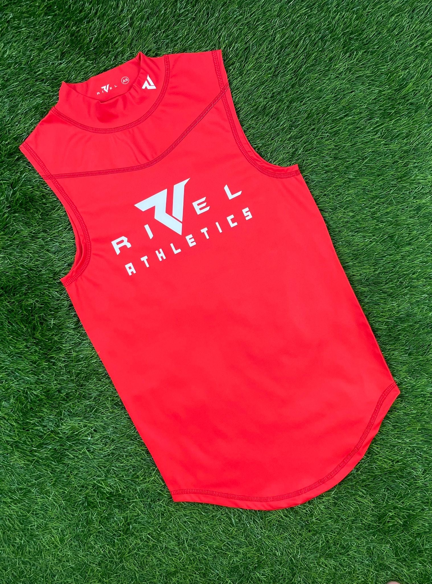 Gameday High Collar Rivel Compression Top - Image 13