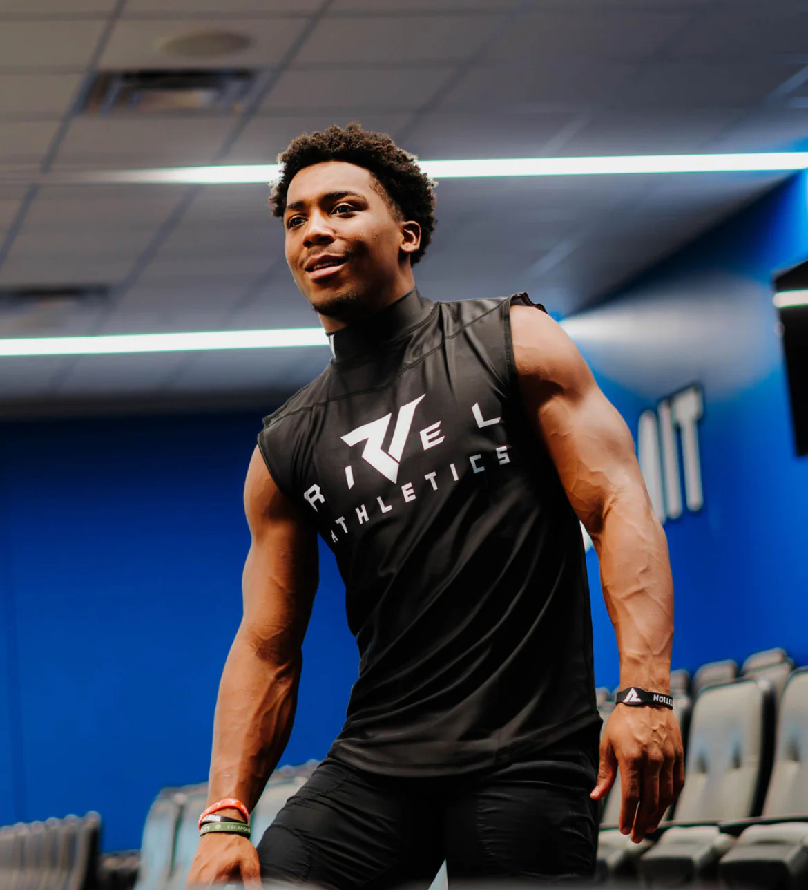 Gameday High Collar Rivel Compression Top - Image 7