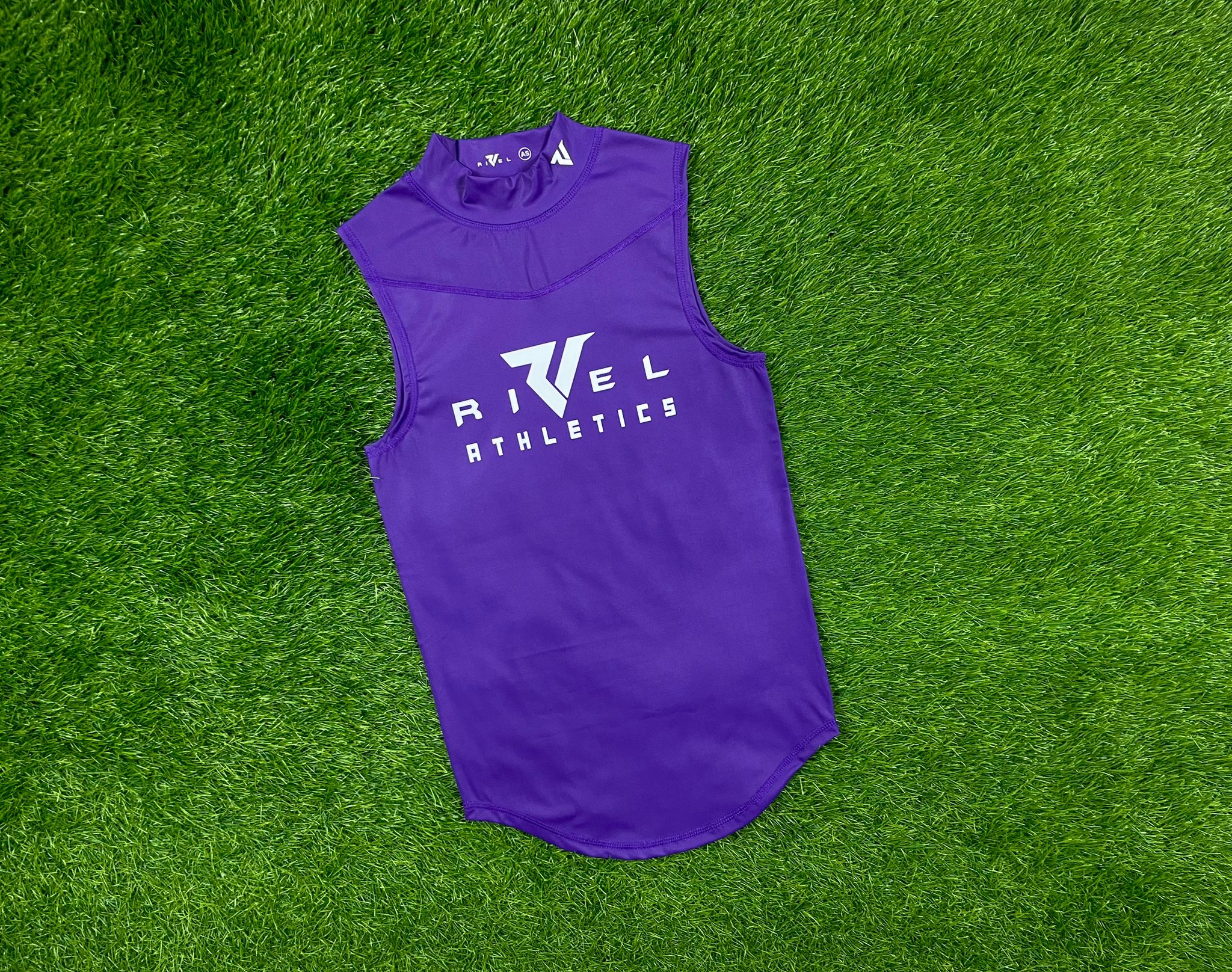 Gameday High Collar Rivel Compression Top - Image 8