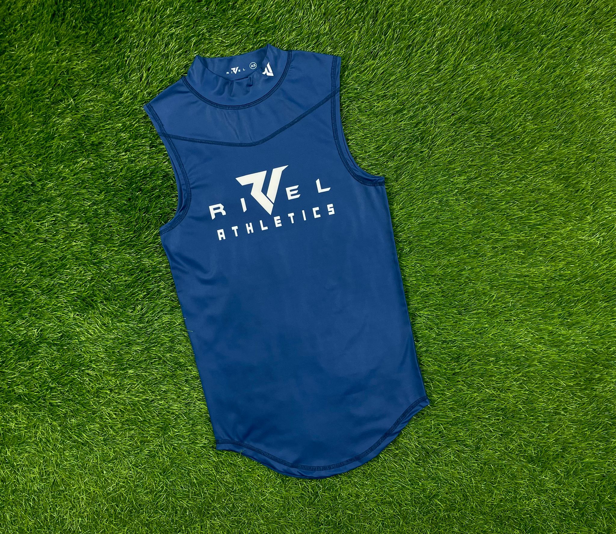 Gameday High Collar Rivel Compression Top - Image 9