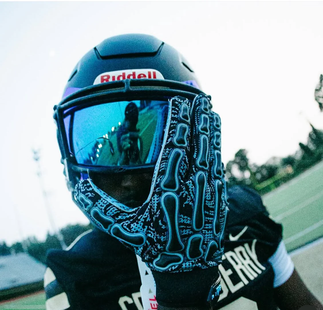 Reaper BLK OREO Bones Football Gloves - Image 5
