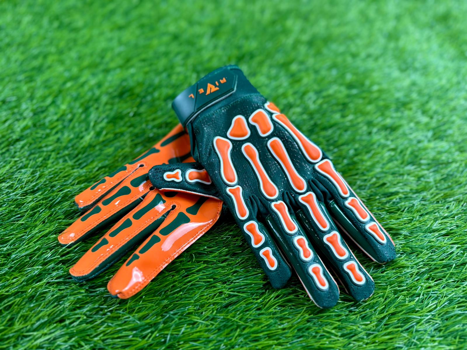 Reaper College Bones Football Gloves - Image 11