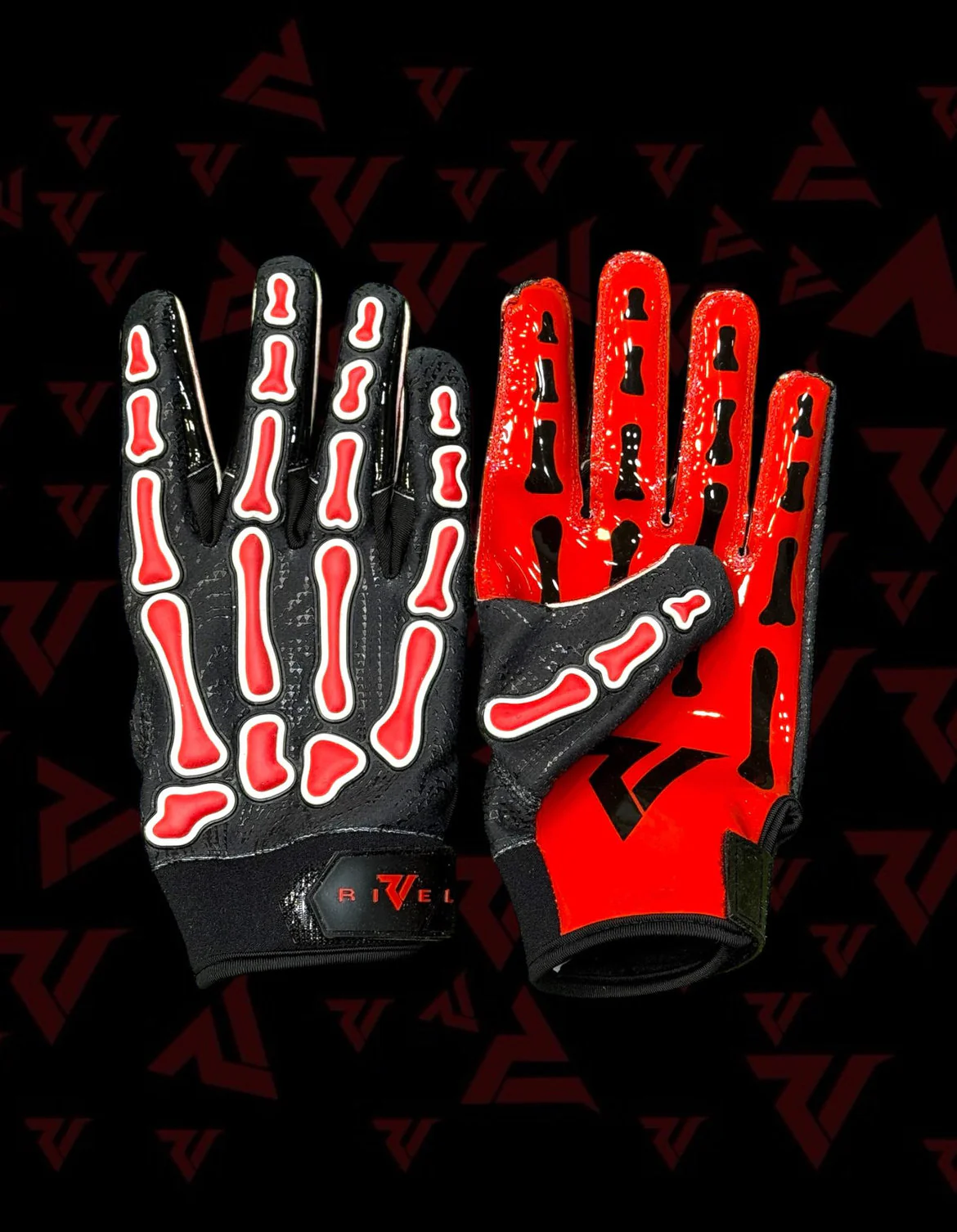 Reaper College Bones Football Gloves - Image 14