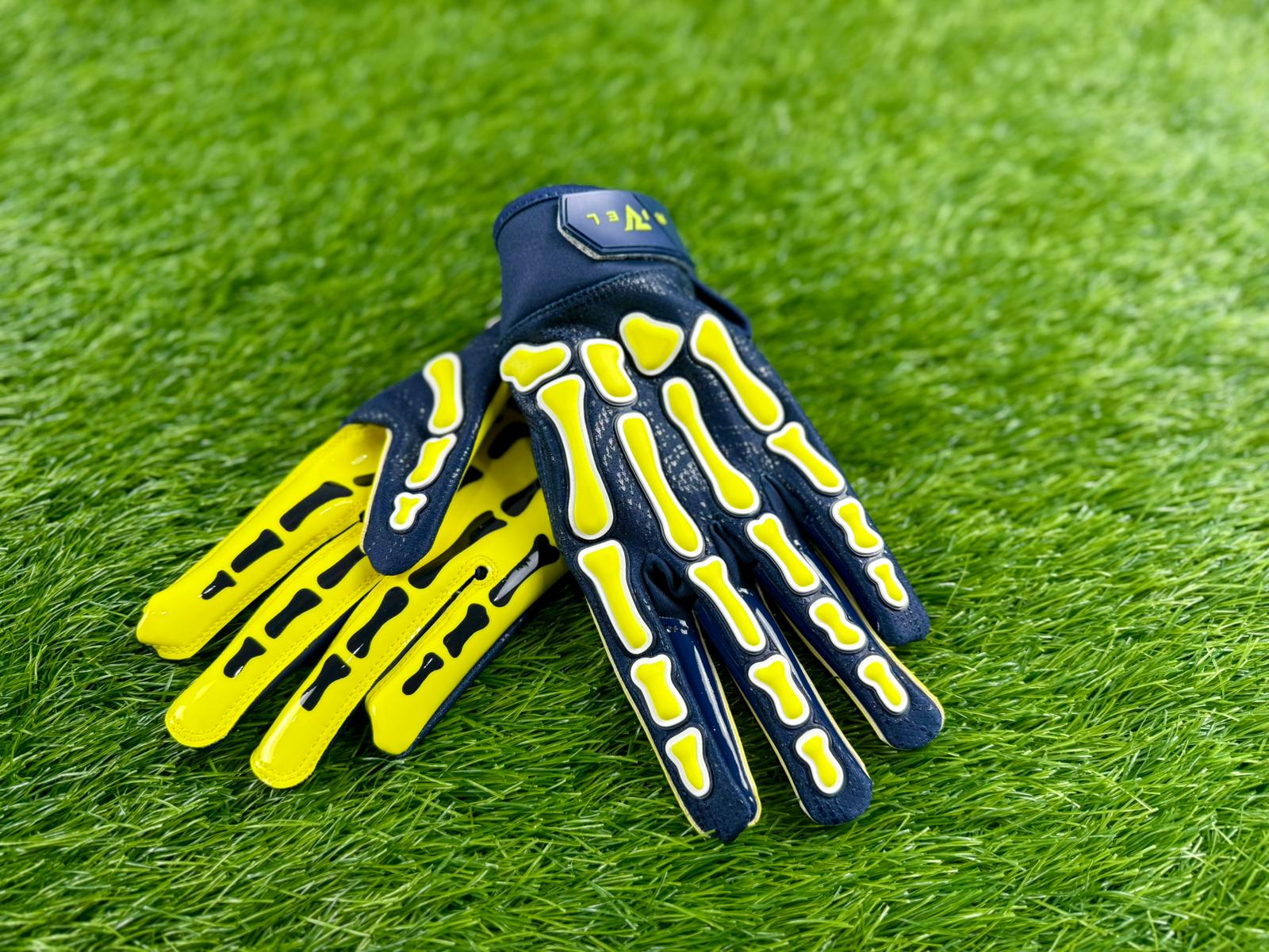 Reaper College Bones Football Gloves - Image 5