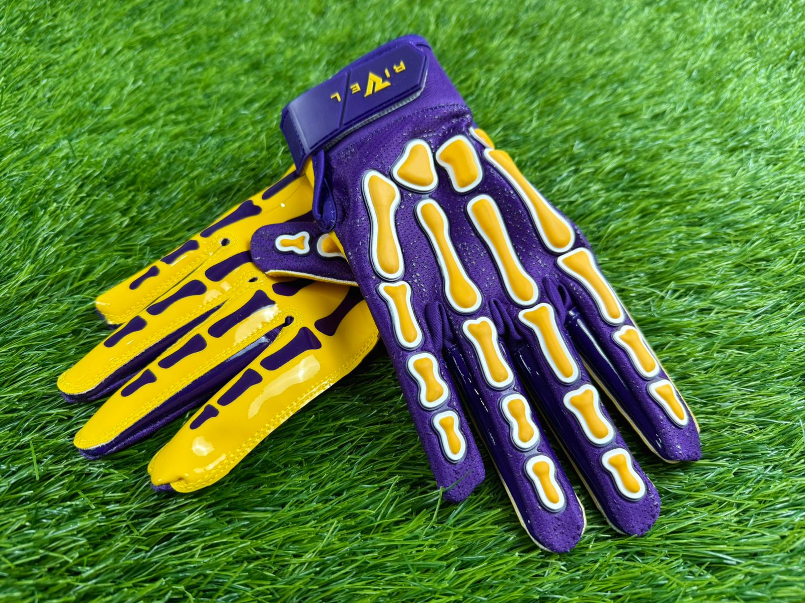 Reaper College Bones Football Gloves - Image 9