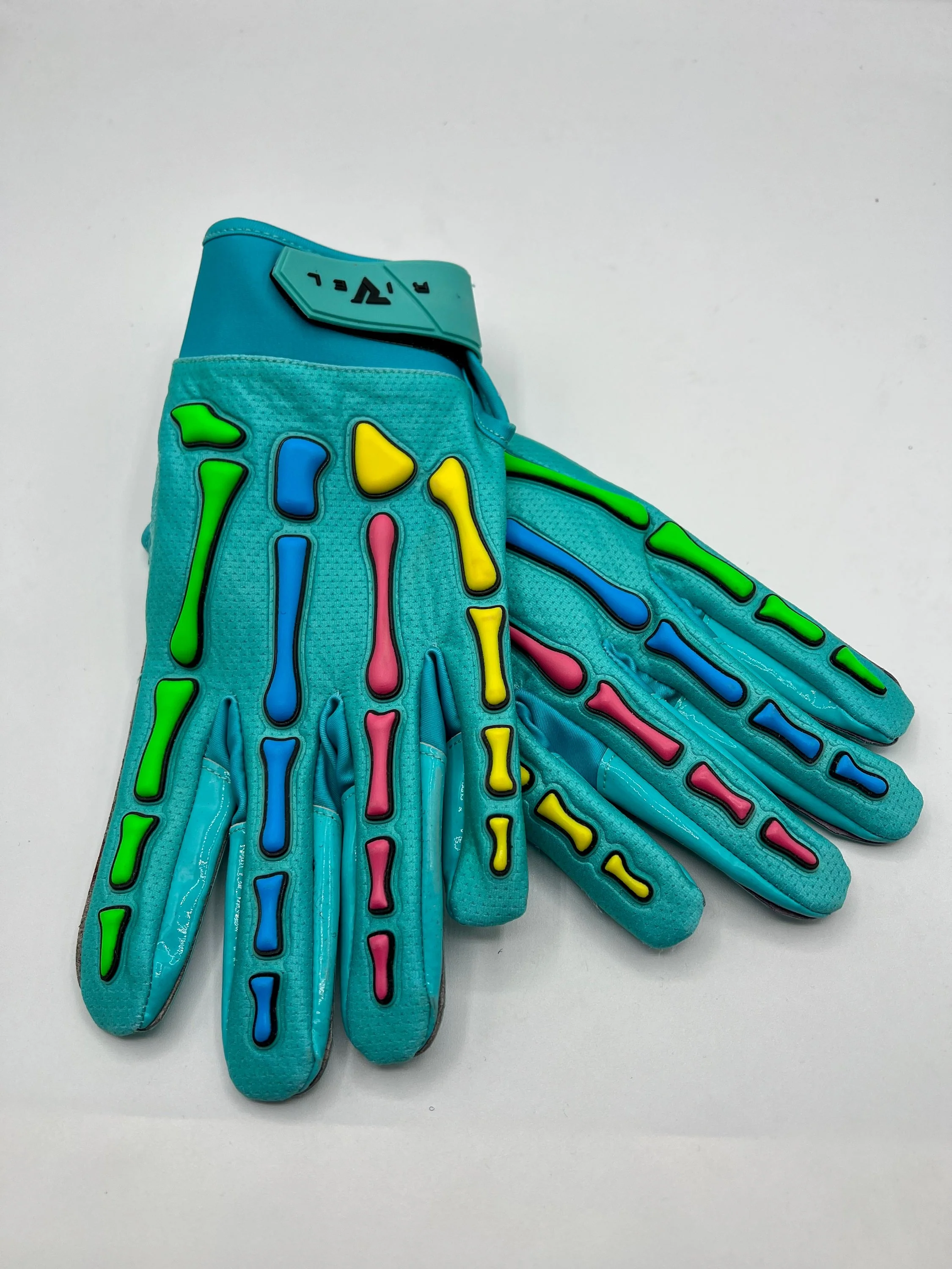 Reaper NEON LIGHTS Football Gloves - Image 12