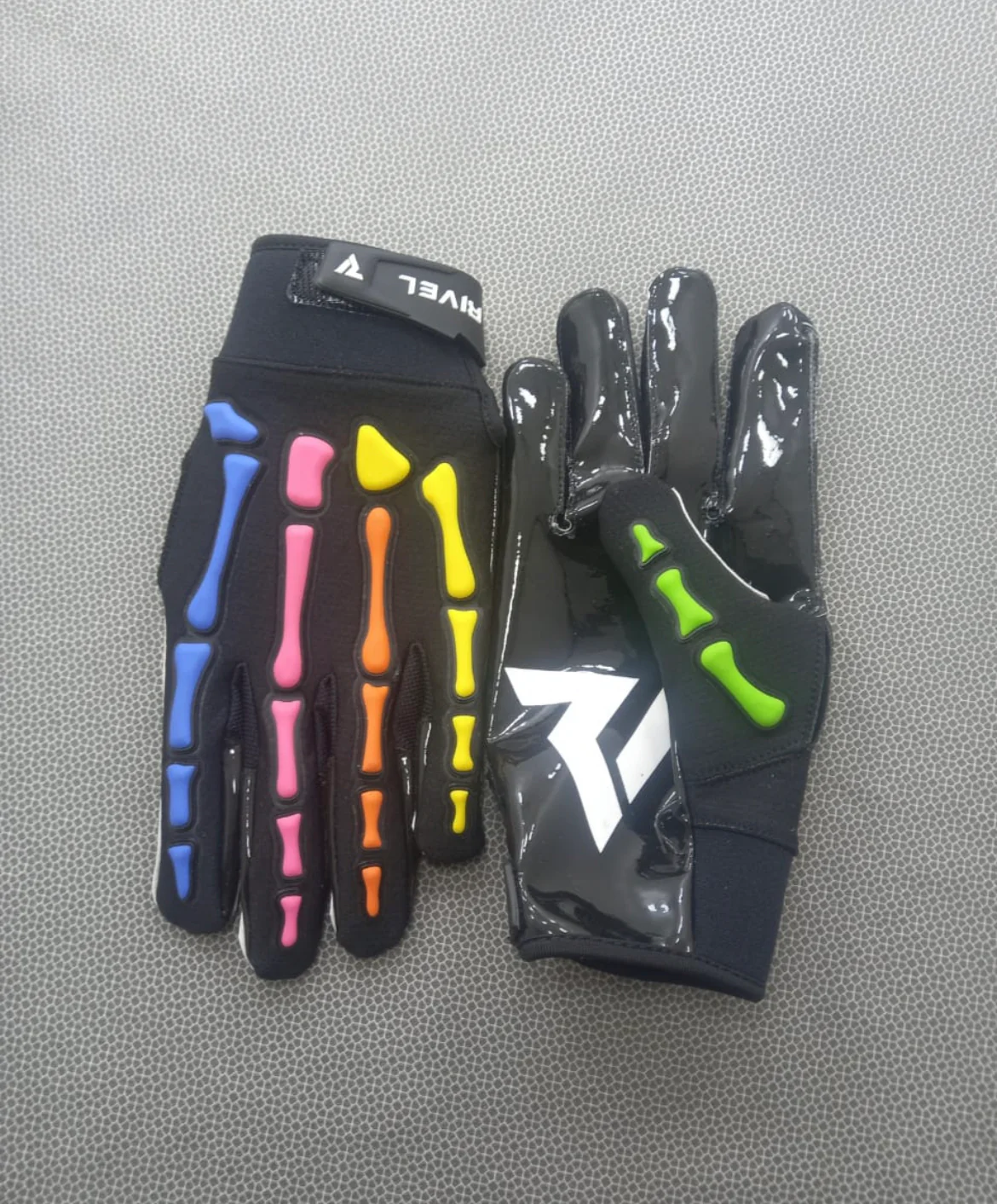 Reaper NEON LIGHTS Football Gloves - Image 8