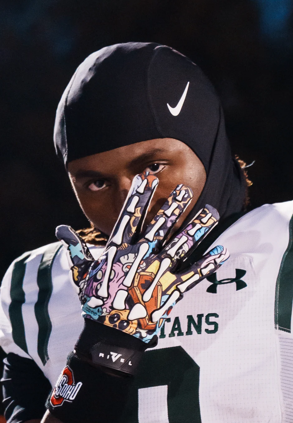 Reaper OFF THE WALL Bones Football Gloves - Image 11