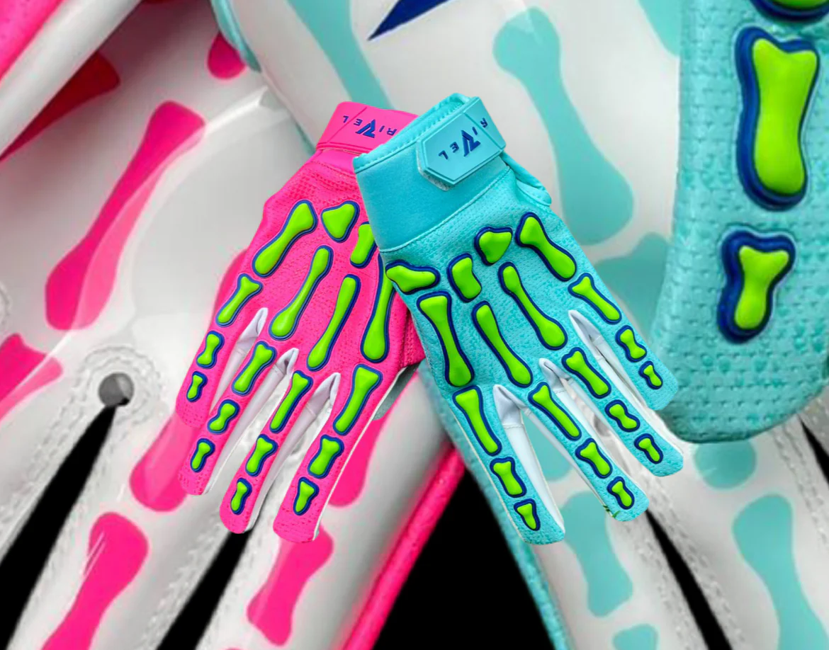 Reaper OFF THE WALL Bones Football Gloves - Image 14