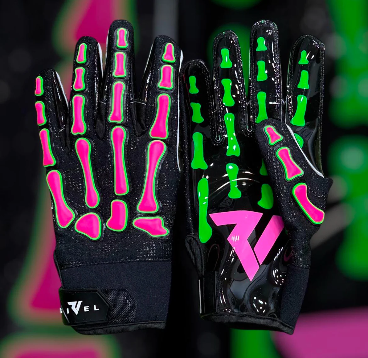 Reaper OFF THE WALL Bones Football Gloves - Image 3