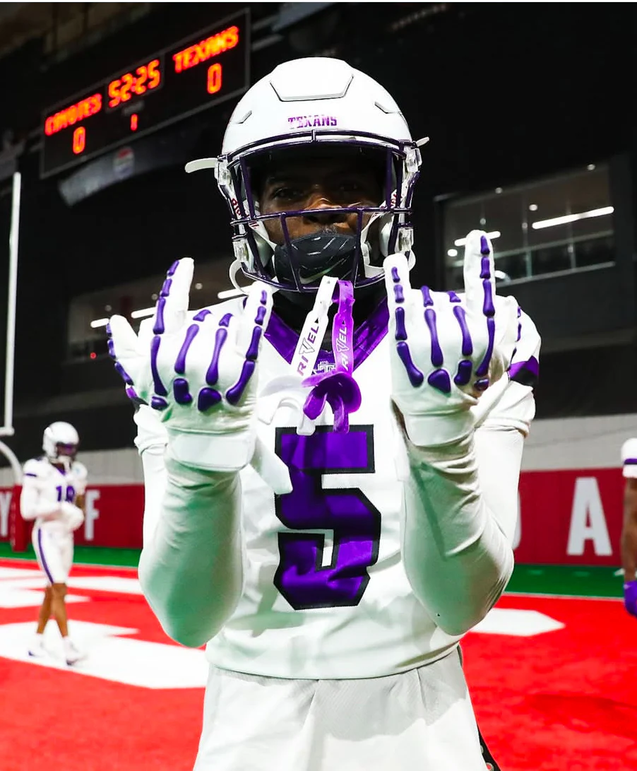 Reaper White Series Bones Football Gloves - Image 8